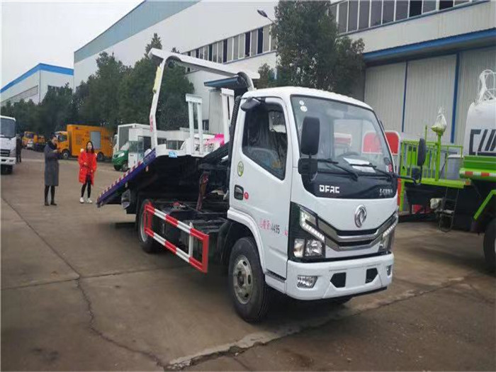 國六東風(fēng)多利卡藍牌一拖二清障車