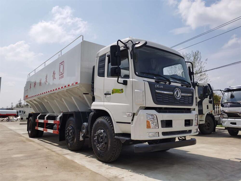 30立方散裝飼料車-東風天錦小三軸30立方散裝飼料車