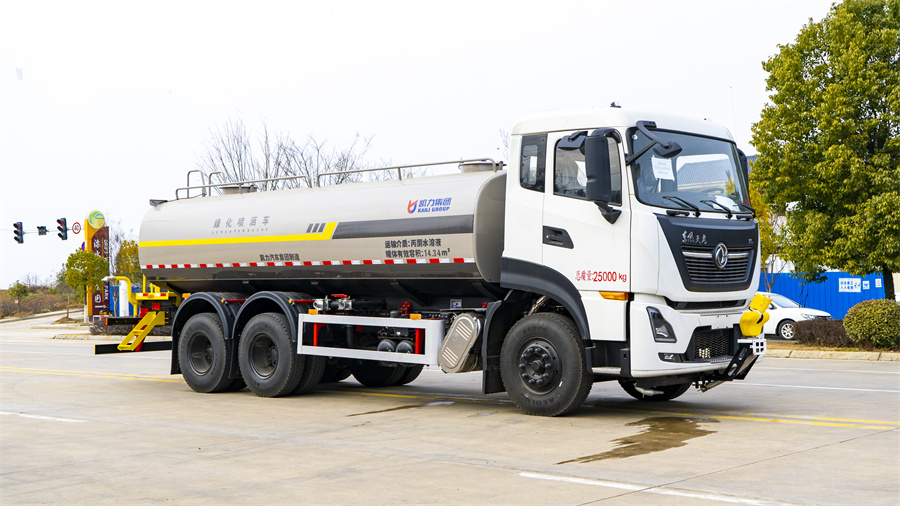 20方 25噸東風天龍后八輪灑水車凱力新款做工